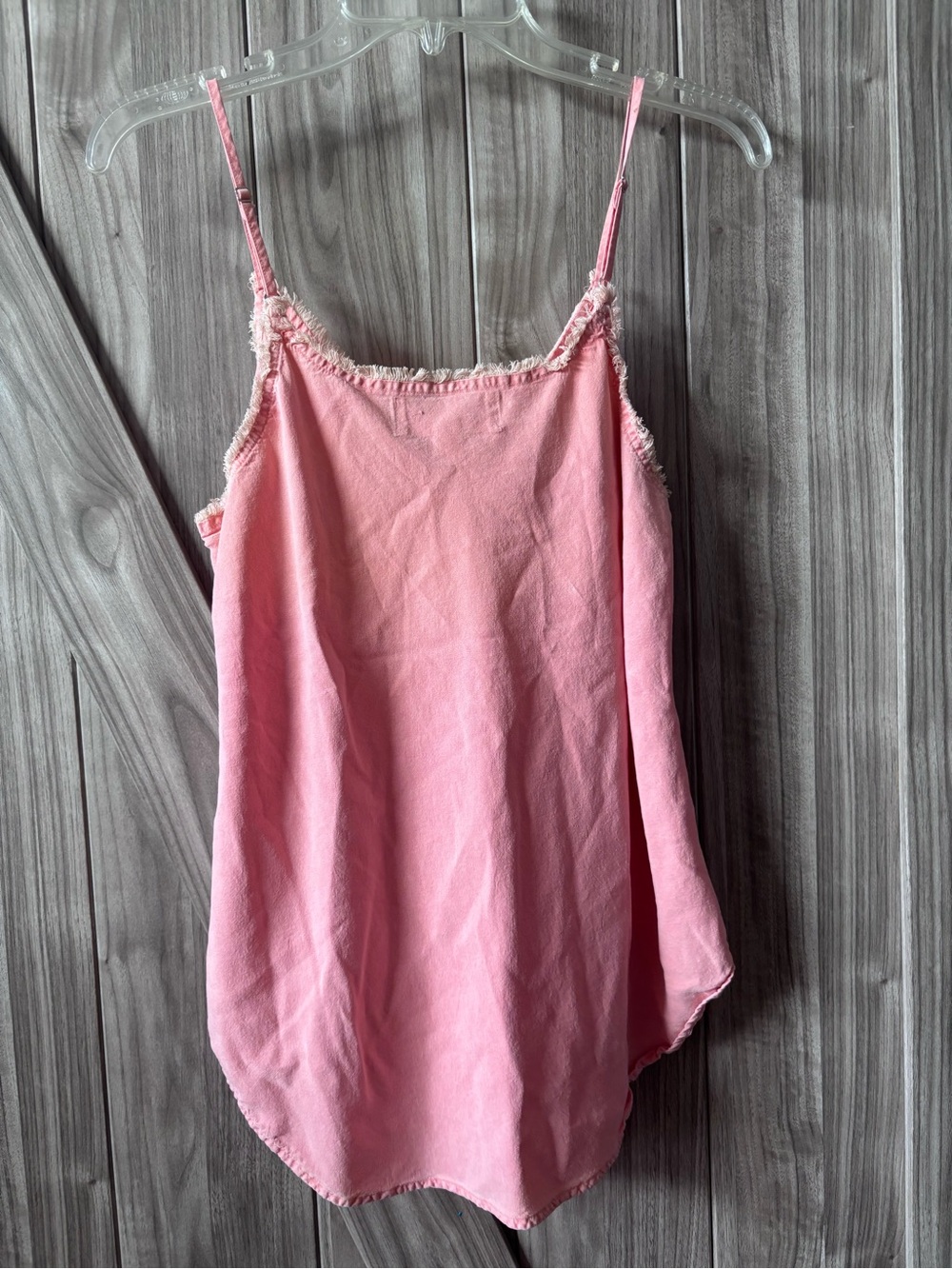 cloth & stone White Fringe Trim Tank Top